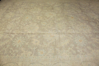 Whispers of Elegance - Soft Neutrals in a Refined Oushak (11′10″ × 14′4″) - 2810