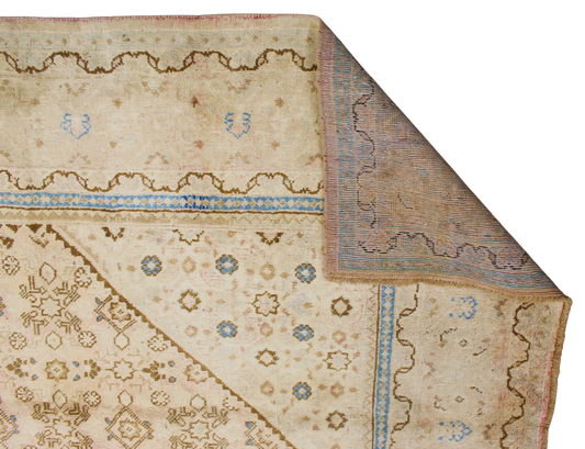 Moonlit Grace - Antique Mahal Rug from Persia (9.3 × 13.2 ft) - 1620