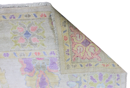 Sun-Washed Joy - Afghan Oushak Rug (5.11 × 8.9 ft) - 6