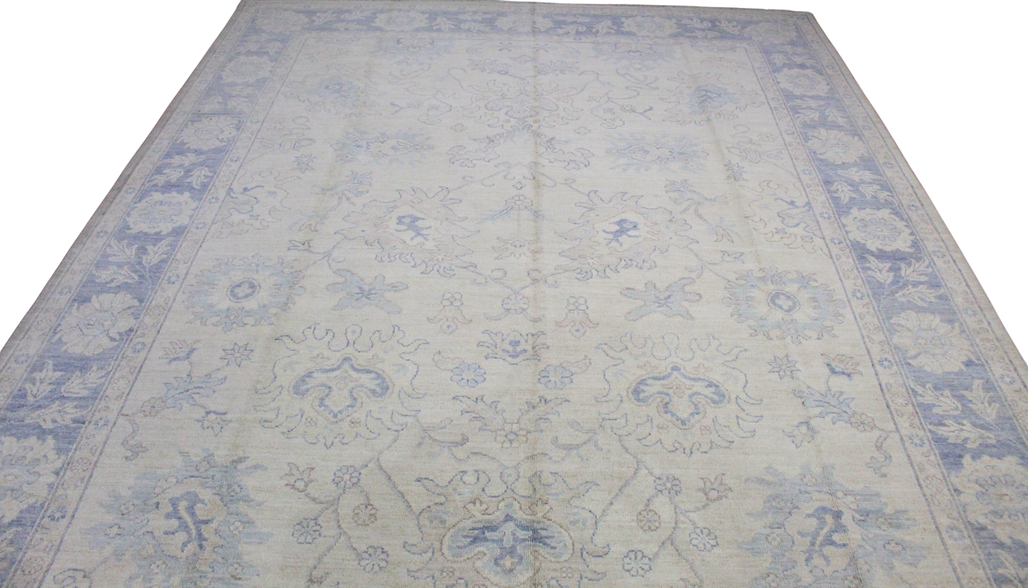 Whispering Florals - Oushak Rug from Afghanistan (8.1 × 9.11 ft) - 57