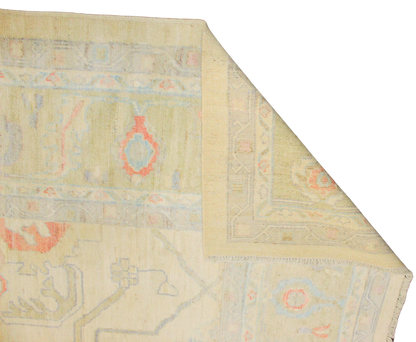 Timeless Geometry - Light-Filled Afghan Oushak (12′1″ × 14′7″) - 2811
