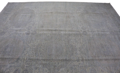 Whispered Elegance - Peshawar Rug from Afghanistan (8 × 9.11 ft) - 4