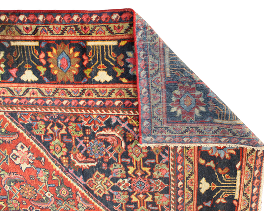 Majestic Length, Timeless Grace - Antique Mahal Rug from Persia (10.6 × 17.2 ft) - 1743