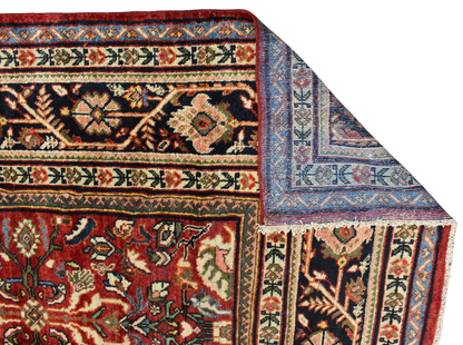 Floral Majesty - Antique Mahal Rug from Persia (10.6 × 13.10 ft) - 1720