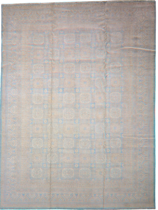 Desert Ice - Khotan Rug from Afghanistan (10.1 × 13.5 ft) - 2759