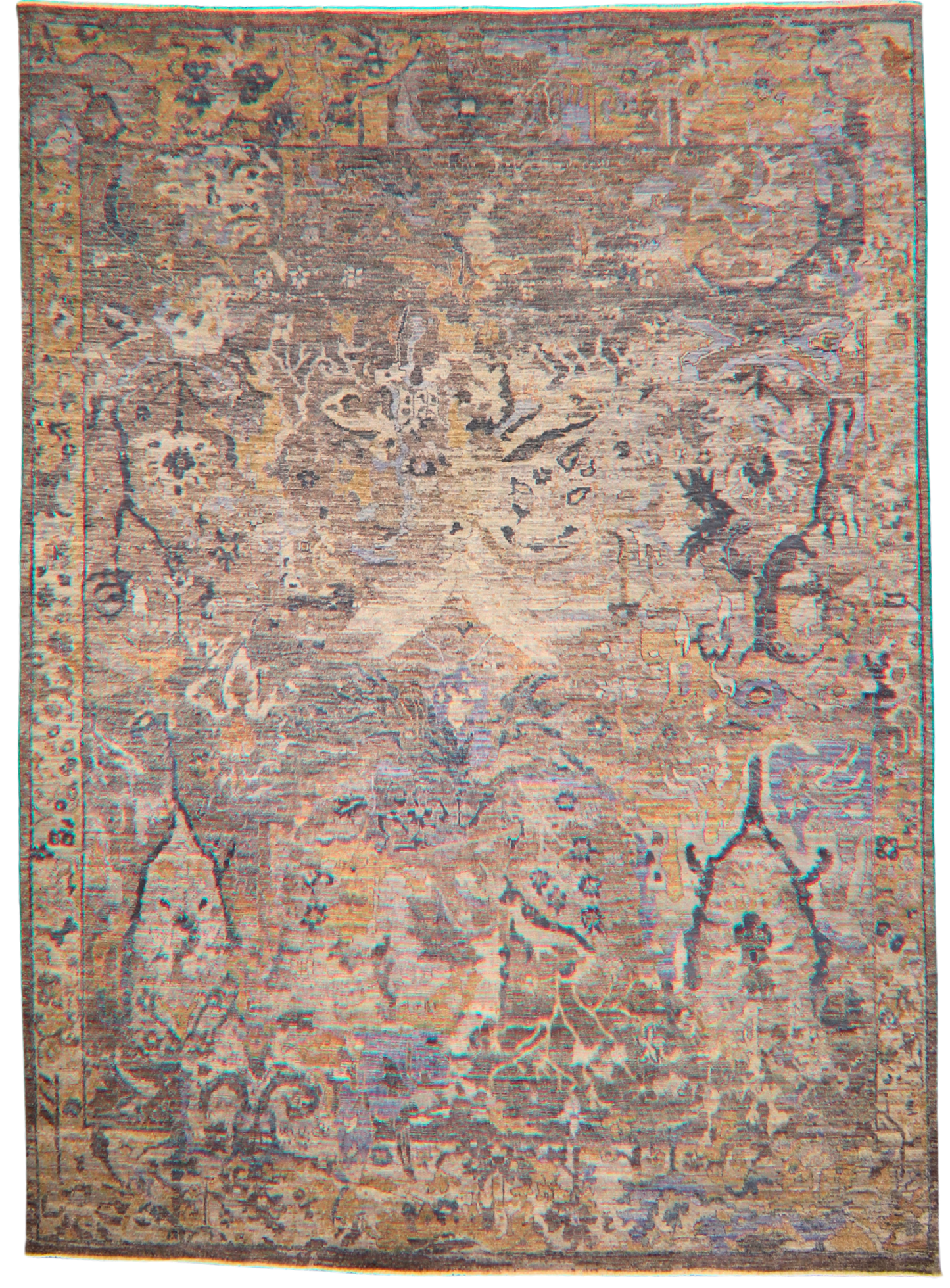 Twilight Mirage - Oushak Afghan Rug (10 × 13.9 ft) - 2779