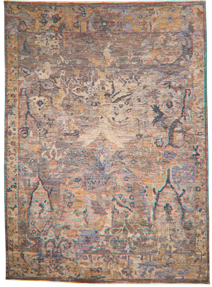 Twilight Mirage - Oushak Afghan Rug (10 × 13.9 ft) - 2779