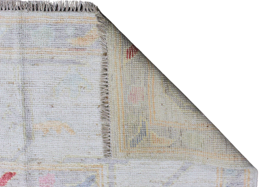 Soft Geometry & Pastel Grace - Oushak Rug