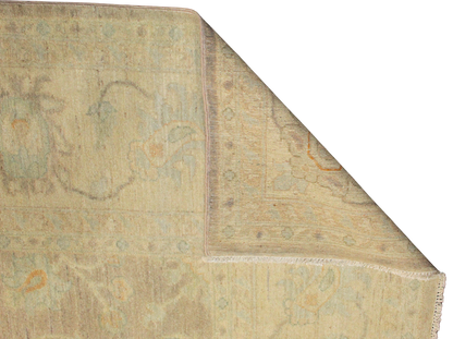 Whispers of Elegance - Soft Neutrals in a Refined Oushak (11′10″ × 14′4″) - 2810