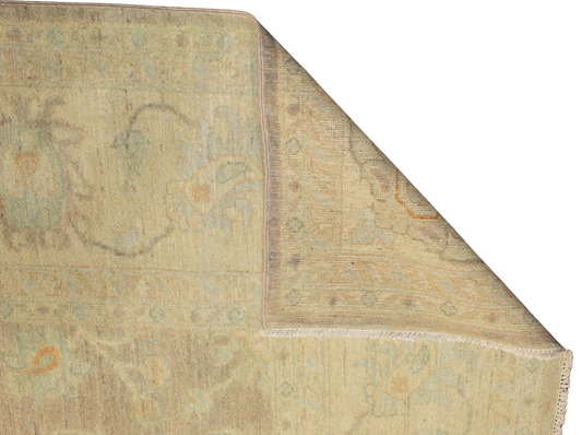 Whispers of Elegance - Soft Neutrals in a Refined Oushak (11′10″ × 14′4″) - 2810