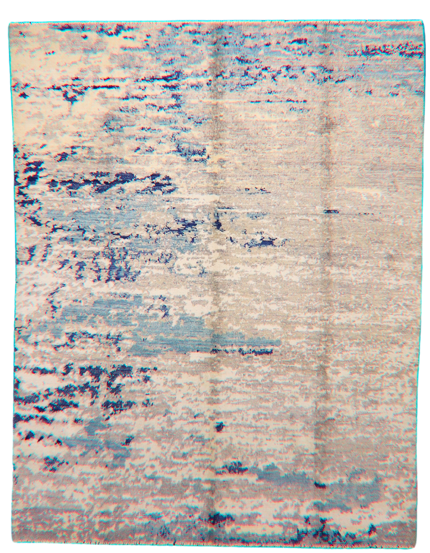 Urban Rain - Modern Afghan Rug (7.10 × 10 ft) - 61