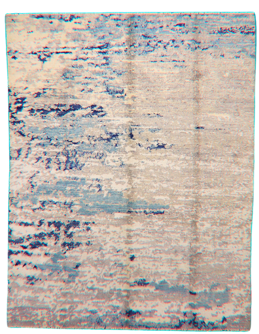 Urban Rain - Modern Afghan Rug (7.10 × 10 ft) - 61