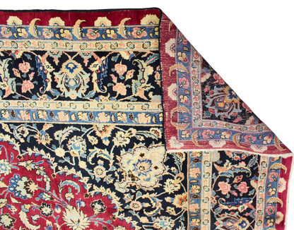 Royal Grandeur - Antique Mashad Rug from Persia (10.1 × 13.2 ft) - 14175
