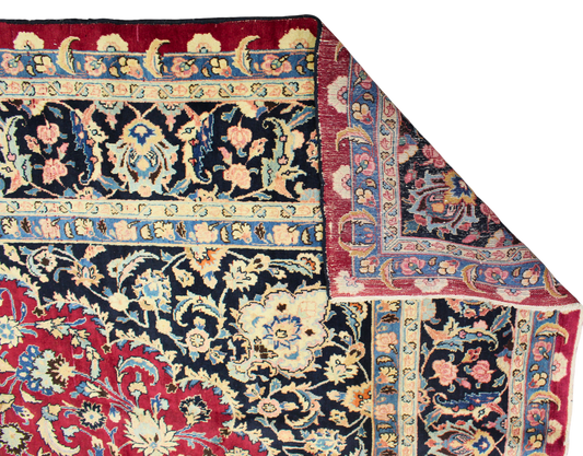Royal Grandeur - Antique Mashad Rug from Persia (10.1 × 13.2 ft) - 14175