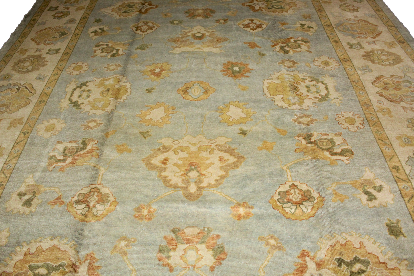 Celestial Bloom - Oushak Rug (10.8 × 14.4 ft) - 2307