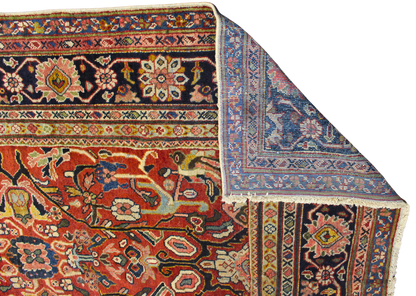 Majestic Intricacy - Antique Mahal Rug from Persia (10.8 × 13.1 ft) - 1714