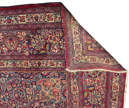 Regal Flourish - Mashad Rug from Persia (11.9 × 16.2 ft) - 1755