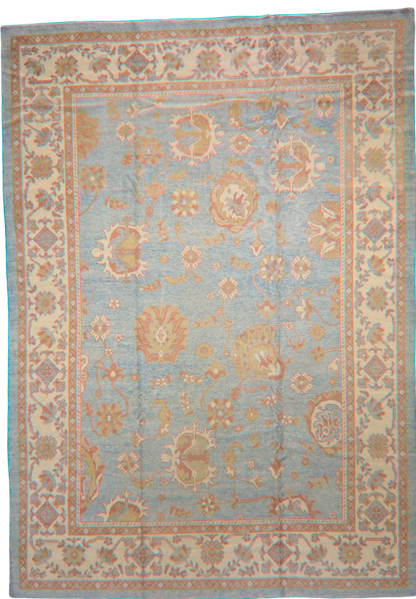 hand-knotteds Oushak rugs