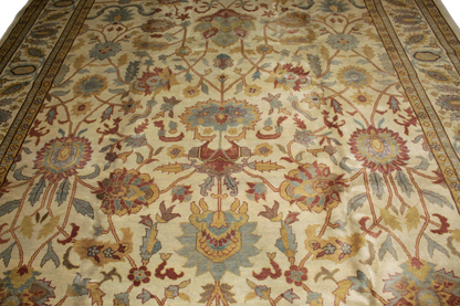 Decorative rug with handmade design