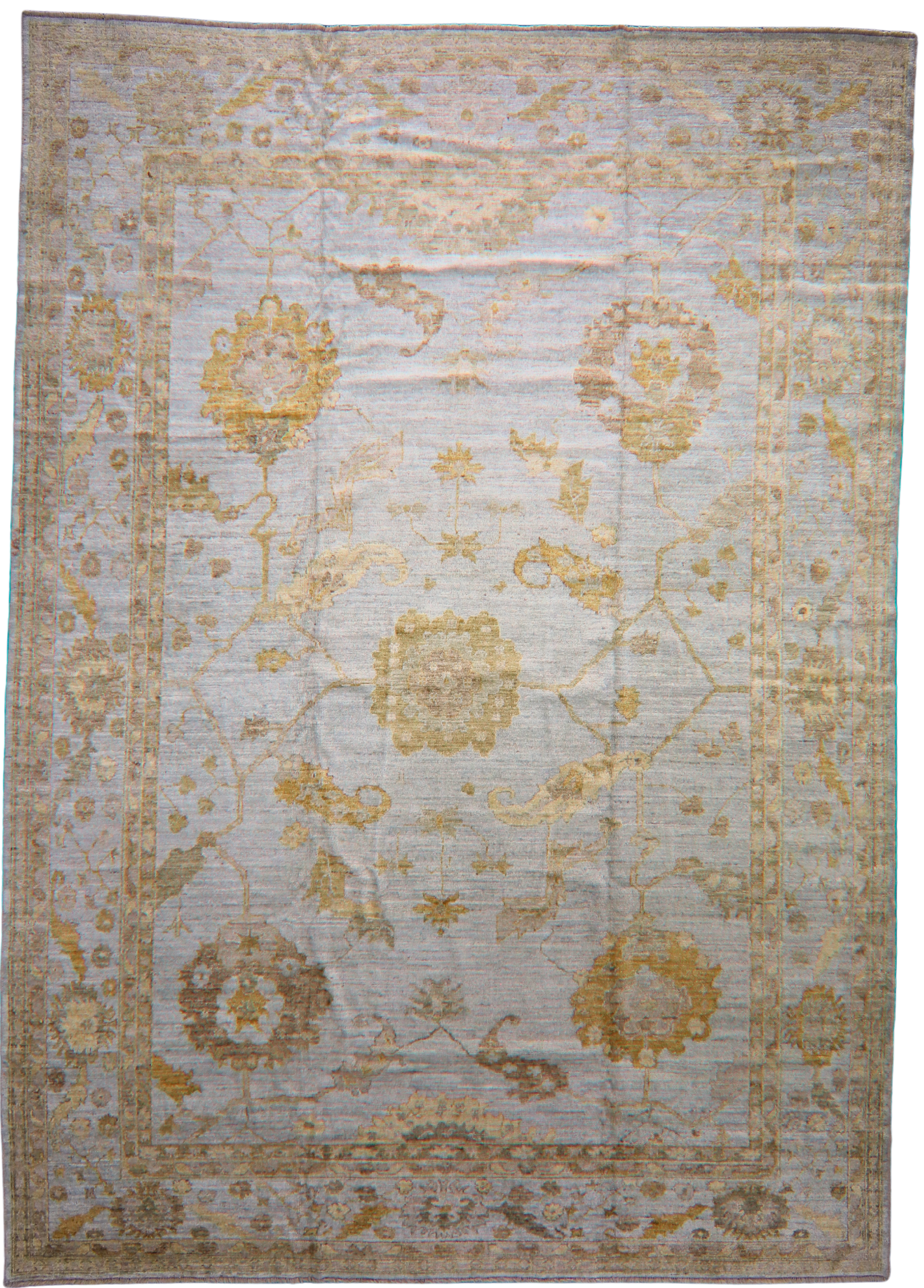 handwoven floral rugs from Turkey