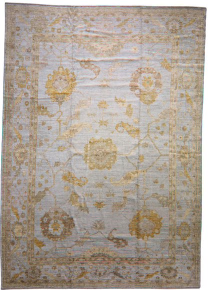 handwoven floral rugs from Turkey