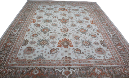 large handmade Persian carpet for classic interiors

