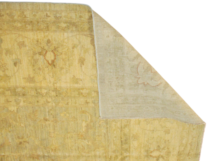 neutral Oushak area rug