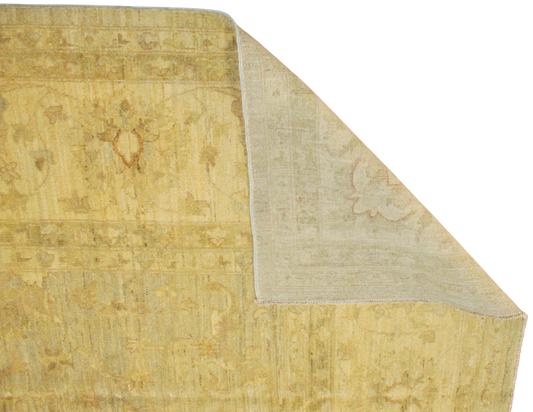neutral Oushak area rug