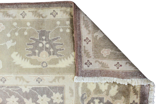 vintage Persian rug with floral allover pattern